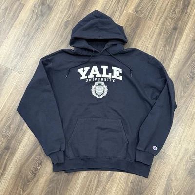 Sudadera con Capucha Universidad Yale Adulto XL Azul Marino Bulldogs Ivy League Foto 1 de 3