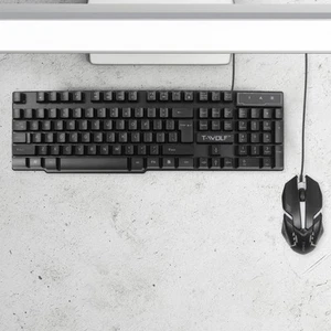 Typewriter Keyboard Backlit Keyboard Portable Keyboard Thin Sleek Keyboard - Afbeelding 1 van 12