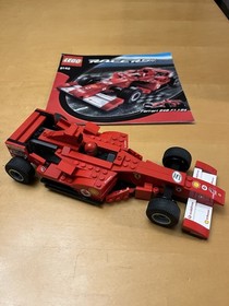 LEGO RACERS 8142 Ferrari 248 F1 Car 2007 with Pull-Back Motor 1 Missing Sticker