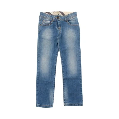 M1829 JEANS BIMBA BURBERRY GIRL KIDS DENIM TROUSERS - Image 1 of 4