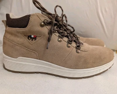 Daniel Hechter Gr 43 Wildleder Herren Boots RV & Schnürung Warmfutter Beige Top  - Bild 1 von 4