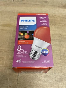 **NEW** Philips 8A19/LED/RED/P/ND - Picture 1 of 6