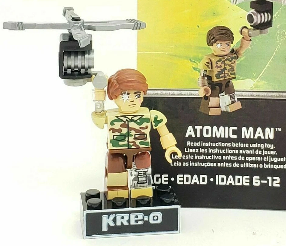 Kre-O Mini Figure Gi Joe Rare Kreo Series 3 ATOMIC MAN OPEN PACKAGE - Image 1 of 1