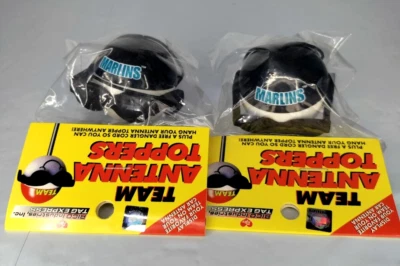 2x Florida Marlins Team Antena Topper Gafas de sol y casco inverso MLB RICO NUEVO Foto 1 de 4