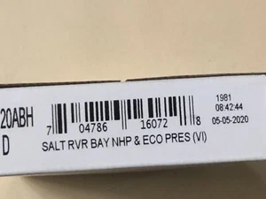 2020 D BU QUARTER ($25 BAG) SALT RIVER BAY NHP MAI APERTO COME NUOVO SCATOLA NON CIRCOLATA  - Foto 1 di 1