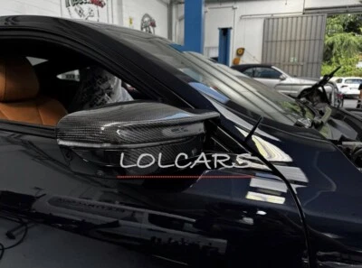 For BMW 3 Series G20 G21 G28 M Style Carbon Fiber WING MIRROR COVERS 2019- RHD! - Image 1 of 4