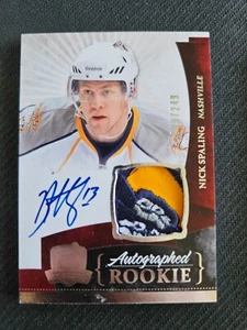 2010-11 UPPER DECK THE CUP NICK SPALING #124 #ed 89/249 ROOKIE AUTO PATCH RC - Picture 1 of 2