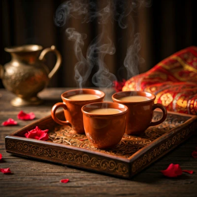 Mezcla de especias en polvo Chai Tea Masala para té indio Deshi Chai Foto 1 de 3