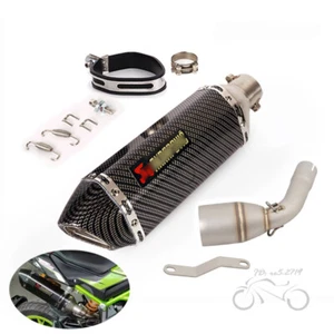 For Benelli TNT 135 125 2017-2023 Slip on Exhaust Modified Muffler Tips 370mm - Bild 1 von 12