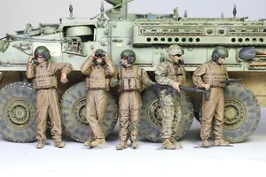 (Pre-pedido) Equipos de tanques modernos USMC (5 figuras) modelo construido profesional 1:35 - Imagen 1 de 12