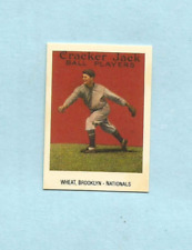 1993 Cracker Jack Baseball 1915 Mini Reprint Zach Wheat #15 of 24 Brooklyn