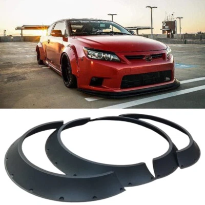 Para Scion TC FR-S iA 4 Piezas Guardabarros Llamaradas Kit Cuerpo Ancho Arcos de Rueda Protector Foto 1 de 4