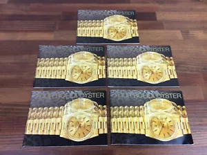 Your Rolex Oyster Booklets in English set of 5 Year 1997 + Free Post - Picture 1 of 12