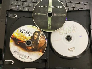 The Maze Runner, The Scorch Trials, The Death Cure  Trilogy Triple DVD  3 Movies - Picture 1 of 4