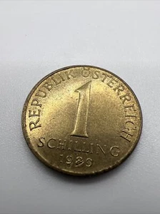 1989 Austria Coin One 1 Schilling Shilling Edelweiss Republik Osterreich World - Picture 1 of 2