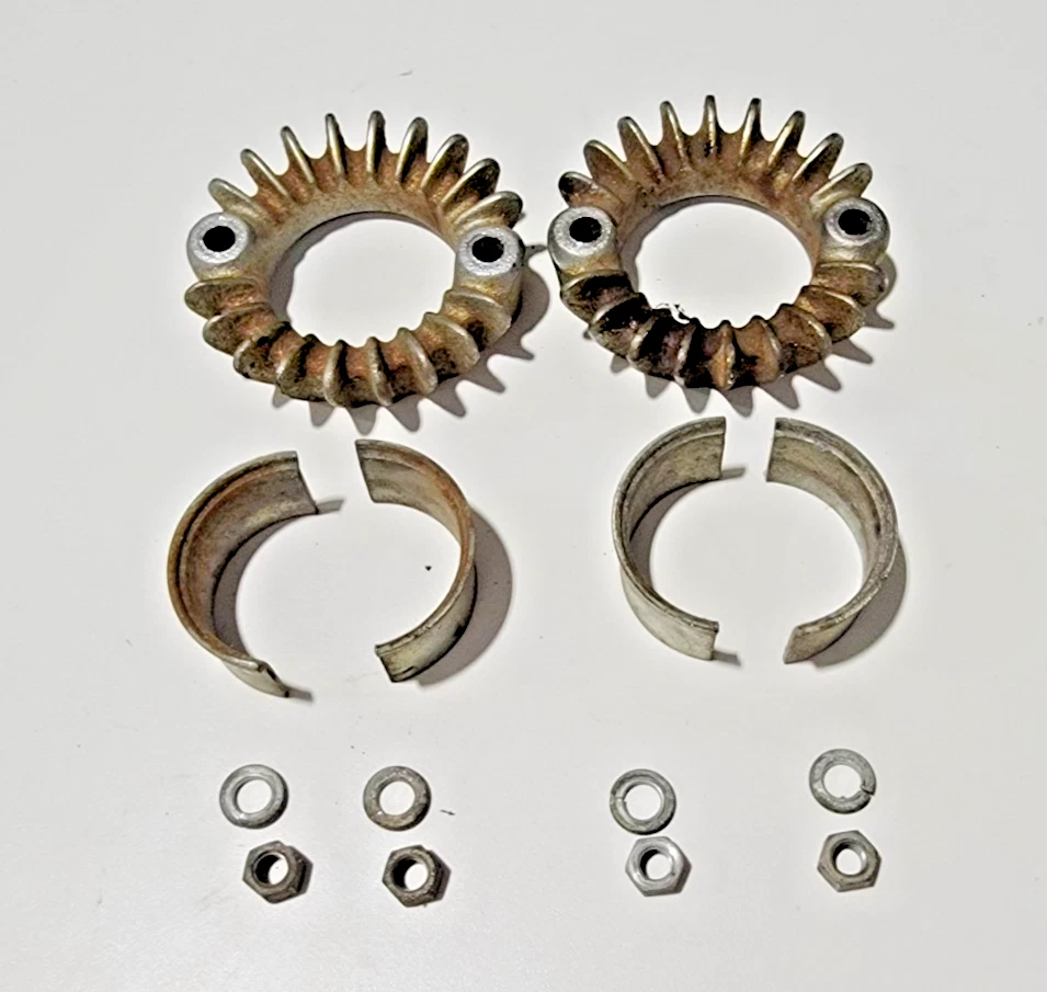 Collares de retención de cabezal de escape 1969-1974 CB450 CB 450 CL450 1975-1976 C500T Foto 1 de 4