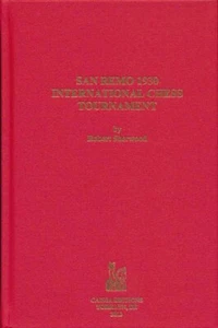 San Remo 1930 International Chess Tournament, Sherwood, Robert, Excellent Book - Imagen 1 de 1
