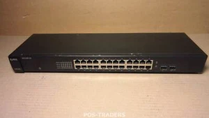 ZyXEL GS1100-24 Ethernet Switch 24 Ports - 24 x RJ-45 - 2 x Expansion Slots - Picture 1 of 2