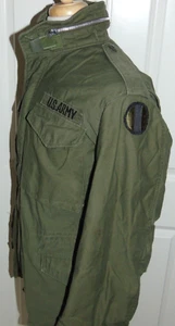 US ARMY M-65 FIELD JACKET  COAT COLD WEATHER  VIETNAM ERA  1971  SMALL REGULAR - Picture 1 of 7