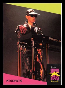 1991 Pro Set SuperStars MusiCards (UK Edition) #106 Pet Shop Boys - Picture 1 of 2