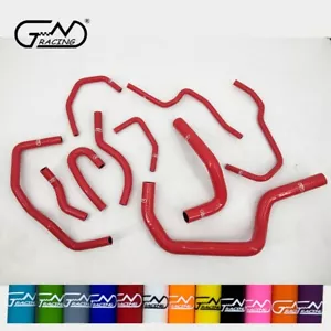 Fit 1997-2001 Honda CRV CR-V MK1 B20 Silicone Radiator & Heater Hoses Kit Red - Picture 1 of 14
