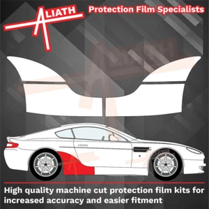 Passend - Aston Martin V8 Vantage großer Quartalsbogen Steinspäne Lackschutzfolie - Bild 1 von 3