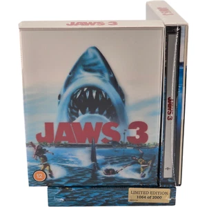 Jaws 3 SteelBook Collector 4K Ultra HD + Blu-ray 3D + 2D numérotée 2000 Ex Libre - Photo 1/9