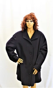 Barbara Lebek Damen Jacke Schurwolle dunkelblau Gr. 46 - Bild 1 von 4