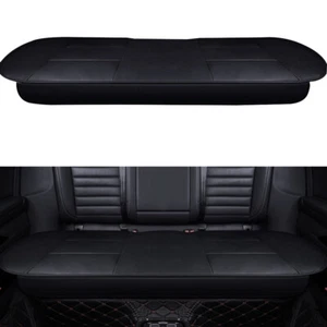 3D PU Leather Universal Rear Back Car Seat Cover Protector Mat Pad Chair Cushion - Picture 1 of 16