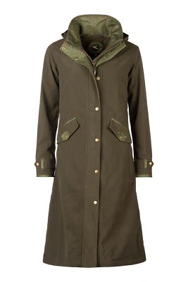 Ladies Long Riding Coat Women's Equestrian Full Length Waterproof Jacket Rydale - Image 1 of 4