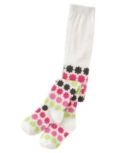 GYMBOREE SNOW SPORTS FLORAL STRIPED TIGHTS 6 12 24 2T 3T NWT - Picture 1 of 1