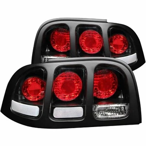 ANZO 221020 Taillights Lamp Assembly Black for 1996-1998 Ford Mustang - Picture 1 of 4