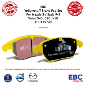 EBC Yellowstuff 4000 Brake Pad Set Front For Mazda 3 / Saab 9-3 / Volvo S40, C70 - Bild 1 von 9