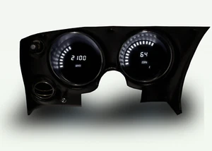 1968-1977 C3 Corvette Digital Dash Panel White LED Gauges Lifetime Warranty - Picture 1 of 2