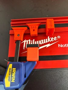 Irwin Quick Grip Clamp Adaptor to fit Milwaukee Guide Rail with Riser block-Pair - Picture 1 of 14