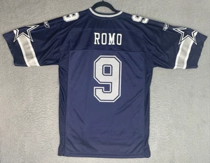 Camiseta de Colección Reebok Auténtica Tony Romo #9 Dallas Cowboys Para Hombres Mediana 44 Azul Usada en Excelente Condición - Imagen 1 de 7