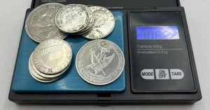 Türkei Lira Kuruş, Theresientaler,5 Mark,10 Schilling Silber Münzen Konvolut - Bild 1 von 3