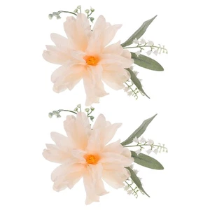  2 Stück Gardinen Raffhalter Blumenrücken für Gardinen Clips Vorhänge Zubehör - Bild 1 von 17