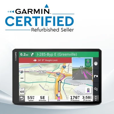 Garmin dezl OTR1000 10" GPS Truck Navigator, Custom Routing, Load-to-Dock Guide - Image 1 of 4