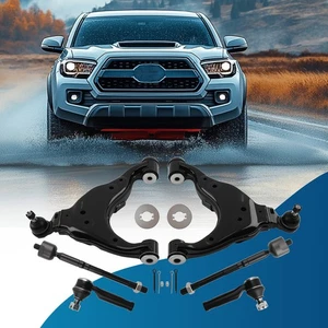 Front Lower Control Arm +Tie Rod Kit for Toyota Tacoma 2005-2015 K621293 K621294 - Picture 1 of 18