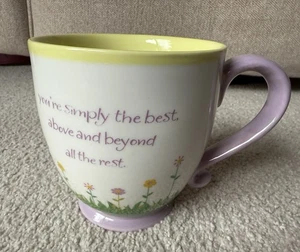 Russ "You're Simply The Best Above" 4.5" High Quality Ceramic Coffee Mug / Cup - Picture 1 of 7