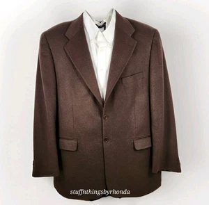 LOUIS DELL' OLIO 100% Italian Cashmere Jacket Coat Blazer Sport Coat 56 46 Long - Picture 1 of 12