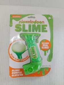 Nickelodeon Slime Bubble Blower w/ Real Slime, New & Sealed - Picture 1 of 7