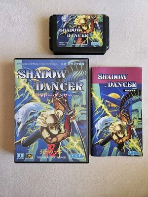 SHADOW DANCER SEGA MEGA DRIVE JAPAN COMPLETE IN BOX - Image 1 of 4