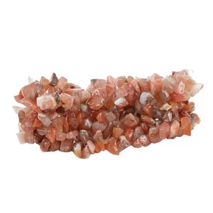 Natural Carnelian Gemstone Beaded Fashion Bracelet Coral Red Heal Stone Jewelry - Picture 1 of 3