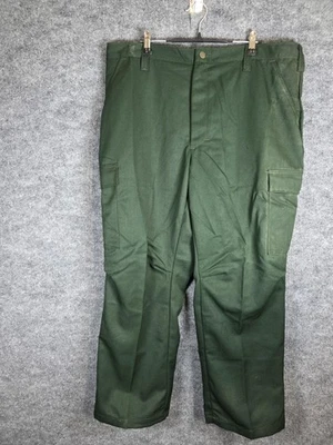 Wildland Firefighting Pants Mens 36-40x29 Green Aramid NFPA 1977 Made USA USFS - Image 1 of 4