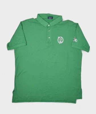 Vintage Boston Celtics Shirt Mens XL Green Starter Polo 80s NBA Basketball USA - Image 1 of 4