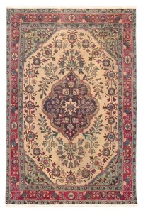 Vintage Hand-Knotted Area Rug 3'1" x 4'9" Traditional Wool Carpet - Picture 1 of 9
