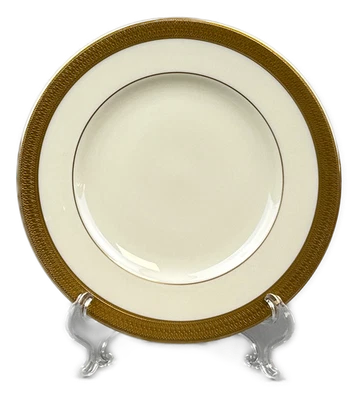 Juego de 5 platos de pan y mantequilla Lenox Lowell sello dorado de colección EE. UU. Foto 1 de 4