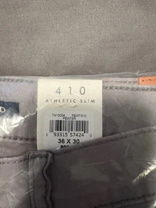 Lucky Brand Pants Mens 36x30* Gray 410 Athletic Straight Slim Chino SOFT Stretch - Picture 1 of 4